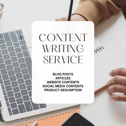 3742I provide CONTENT WRITING services tailored to your needs!