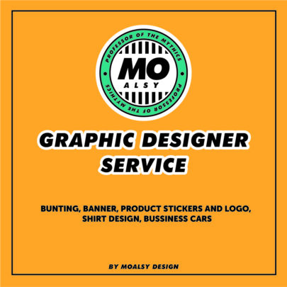 11125I'm Graphic Designer | Banner, Bunting, Stikers, Bussines Card and Shirt Design